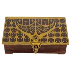 Vienna Succession Art Nouveau Erhard and Sohne Austrian Ornate Cigarette Box