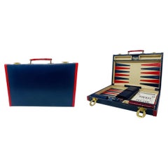 Retro Mid-Century 1960’s Backgammon Set by Aries of Beverly Hills