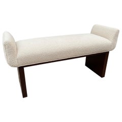 Paul Frankl Style 1930’s Upholstered Bench