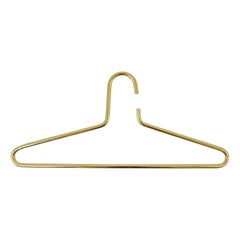 Retro Up to 12 Austrian Modernist Solid Gold-Plated Coat Hangers from the 1970s