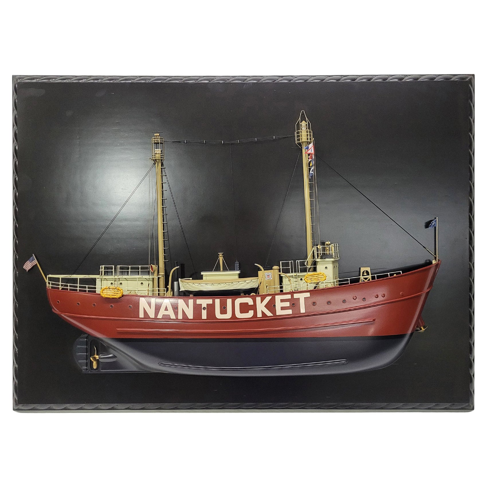 Modèle demi-modèle du Lightship Nantucket