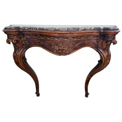 A 18th Century Marble Top Console Table 