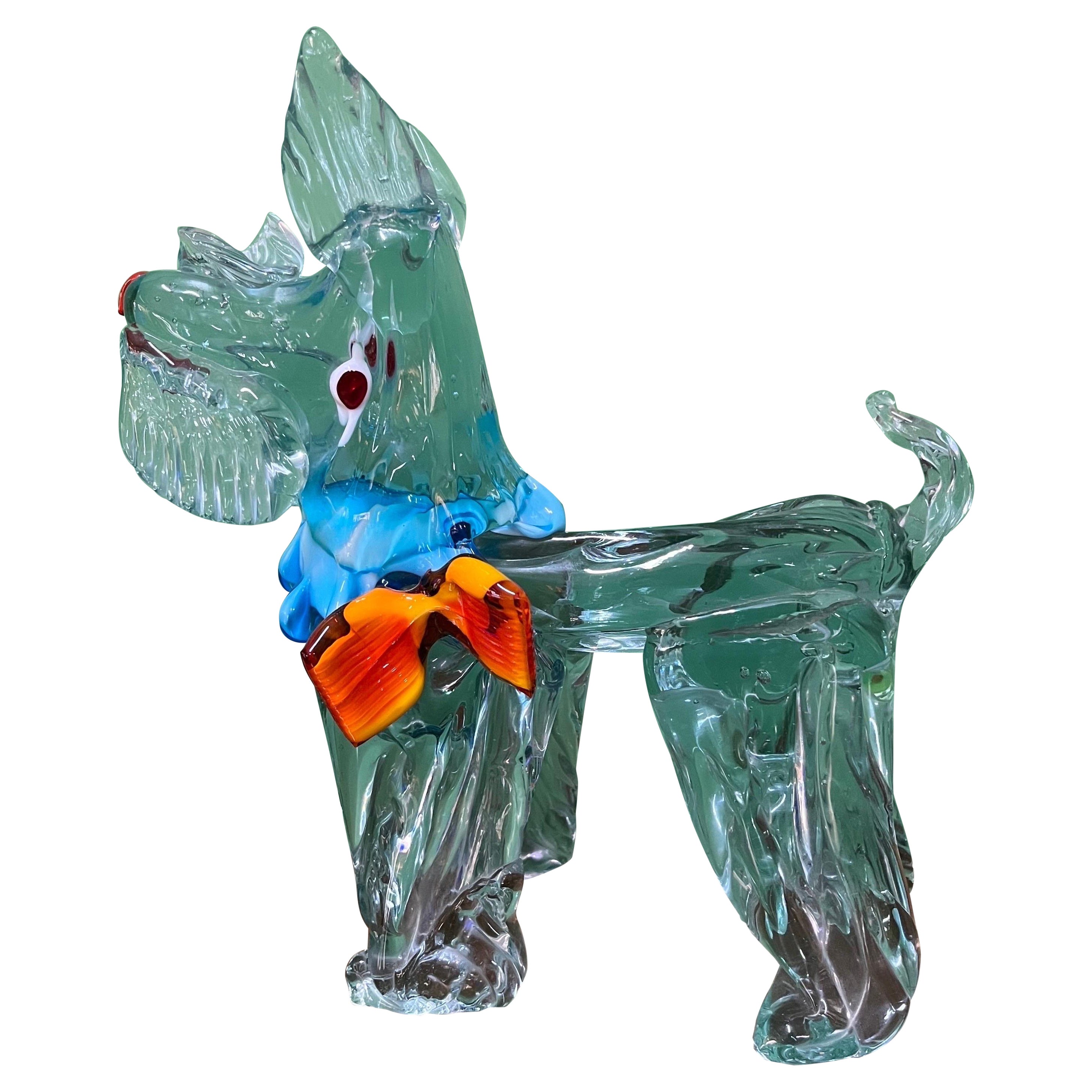 Vintage Murano Dog 1950s  For Sale