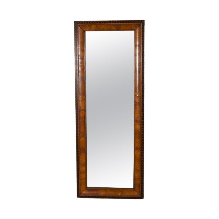 Early20th Century Mirror in Frame Veneered with Walnut For Sale at 1stDibs
