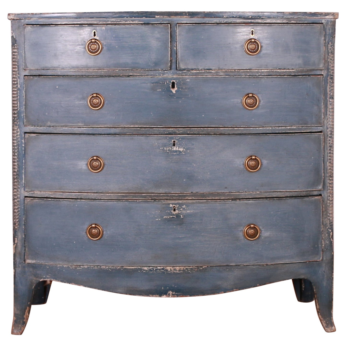 English Painted Chest of Drawers at 1stDibs