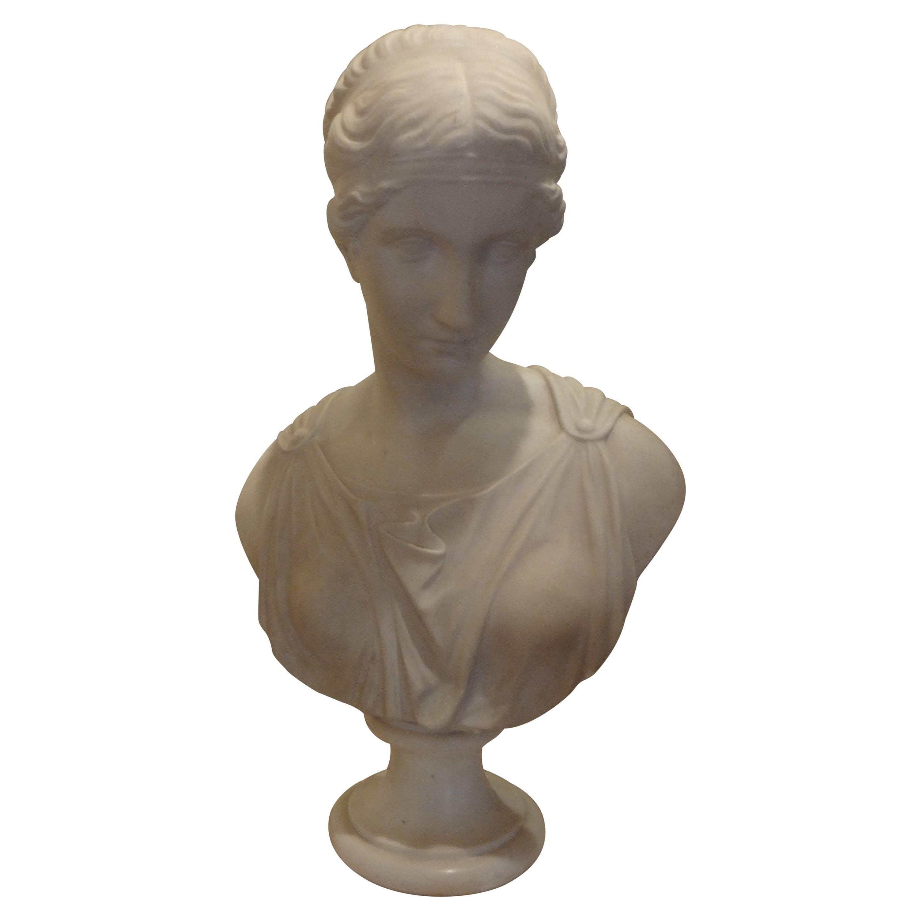 19th Century Italian Marble Bust of Aphrodite