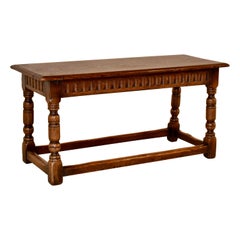 19th Century English Oak Joint Bench