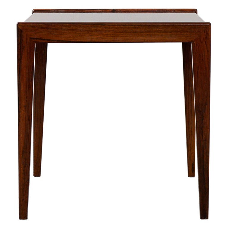 Danish Modern Rosewood Side Table by Spottrup For Sale at 1stDibs