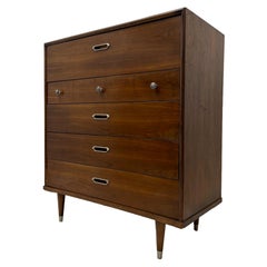 Mid Century Modern B.P John Dresser Dovetail Drawers Cabinet Storage 