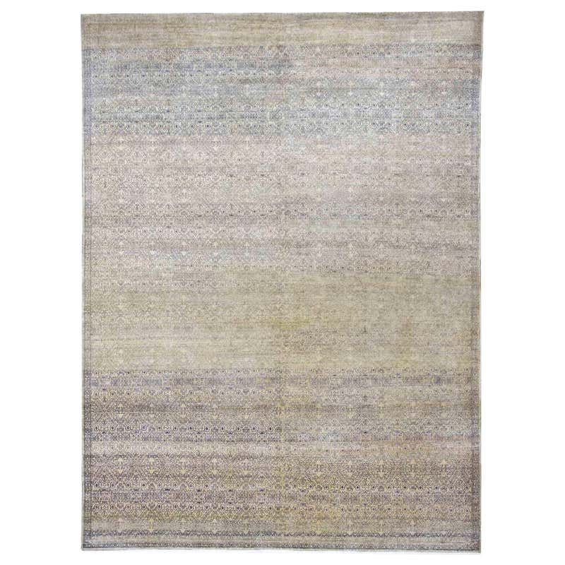 Hand-Knotted Stark Rug For Sale at 1stDibs