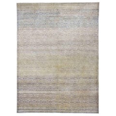Hand Knotted Silk Rug 8'9'' x 11'11''