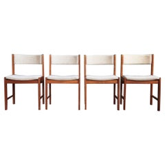 Set of 4 Classic Scandinavian Design Mid Century Danish Teak Chairs