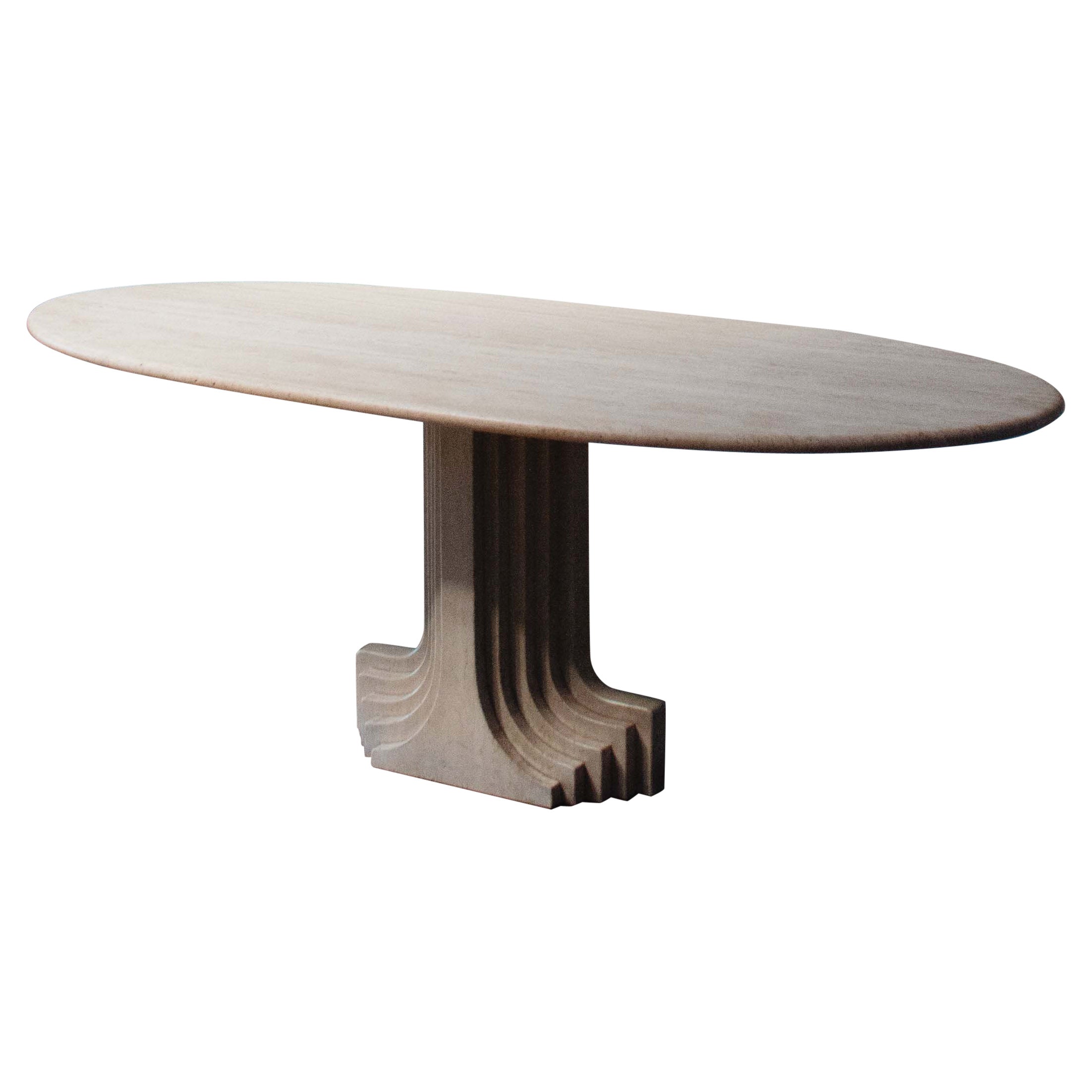 Table ovale Argo de Carlo Scarpa pour Simon Gavina, 1975 en vente