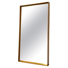 Italian Mid-Century Modern Teak Frame with Rectangular Mirror, 1960s