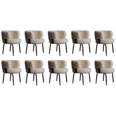 Gianni Moscatelli Dining Chairs for Formanova, 1968, Set of 10