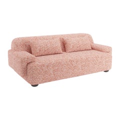 Popus Editions Lena 3 Seater Sofa in Rust Zanzi Linen & Wool Blend Fabric