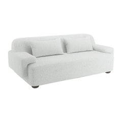 Popus Editions Lena 3 Seater Sofa in Cloud Zanzi Linen & Wool Blend Fabric