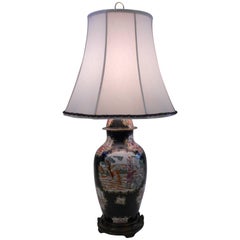 19th Century Chinese Export Vase as a Lamp