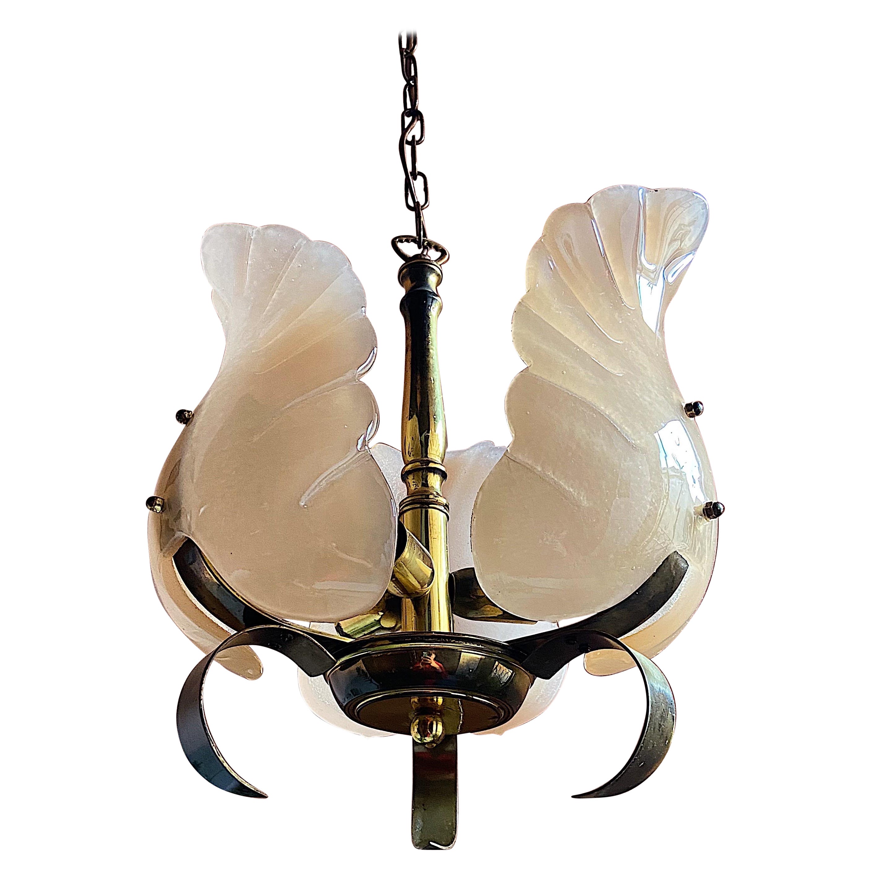 Stunning Carl Fagerlund Chandelier in Murano Glass, 1970s For Sale