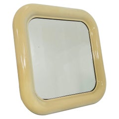 Cream Delfo Mirror by Sergio Mazza for Artemide, 1960s