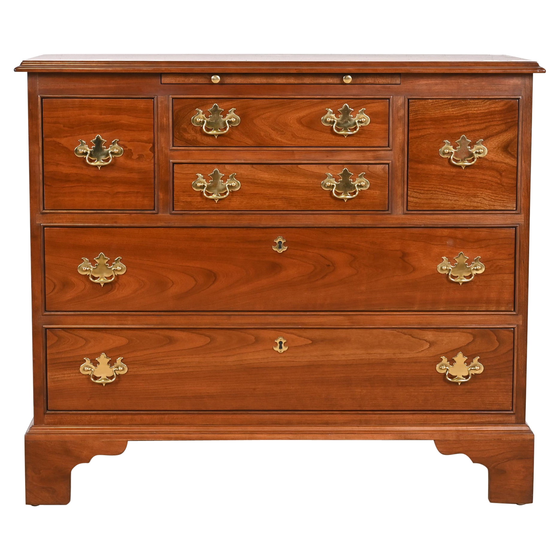 Stickley American Colonial Solid Cherry Wood Chest of Drawers