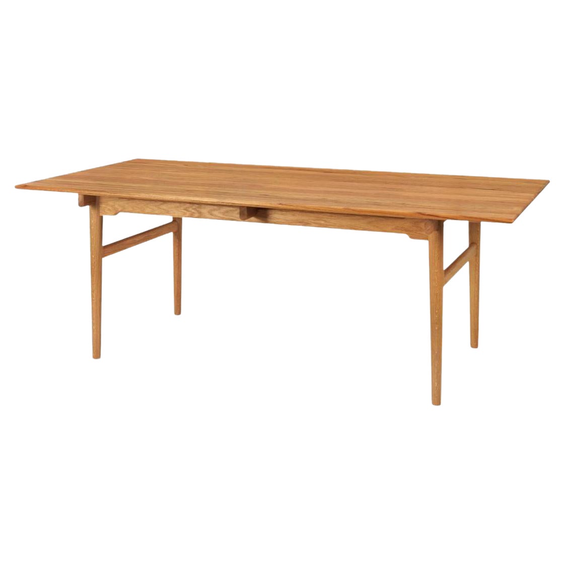 Hans J. Wegner 'CH327' Dining Table in Teak, Oak and Oil for Carl Hansen & Son