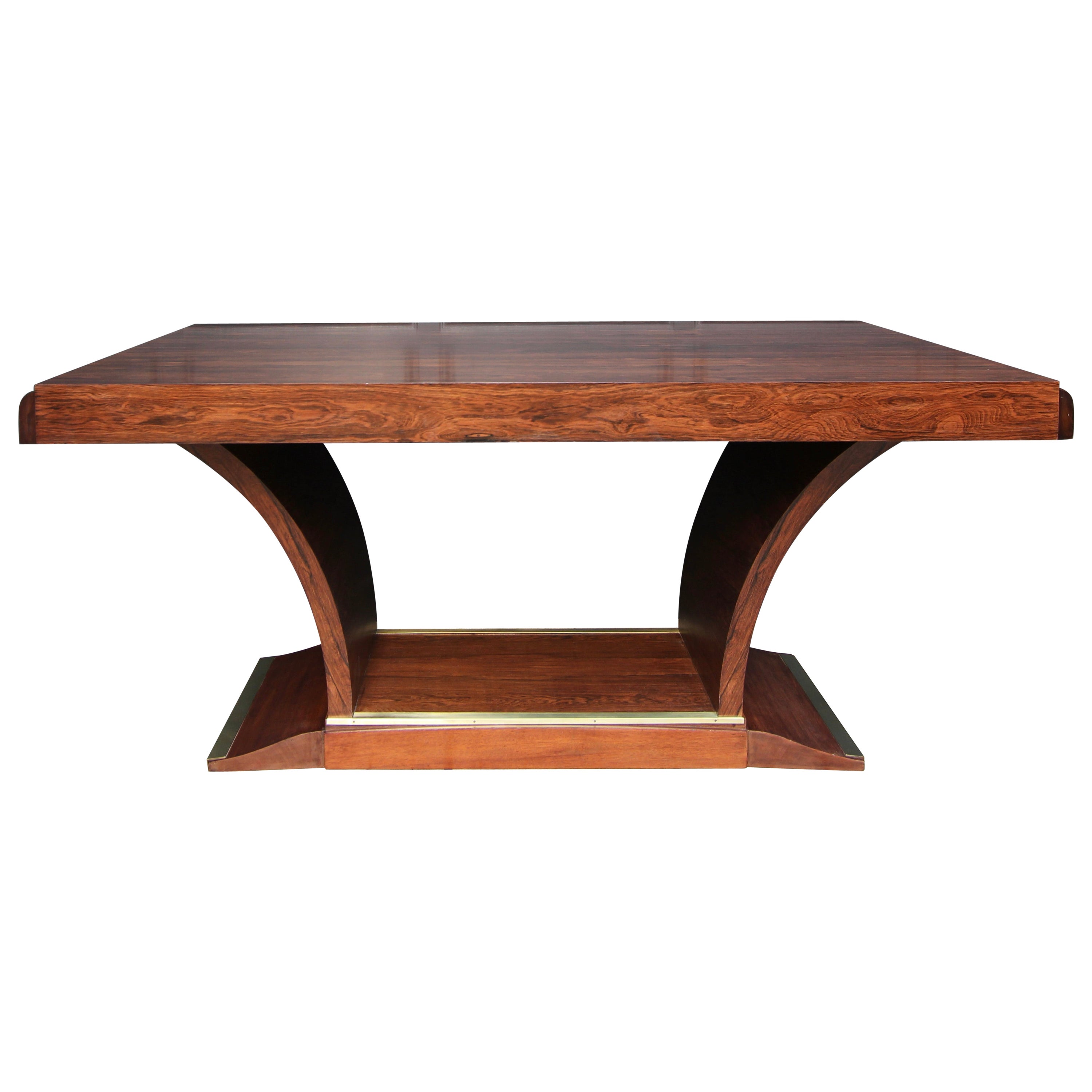 Extendable French Art Deco Rosewood Table, 1930´s For Sale
