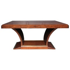 Extendable French Art Deco Rosewood Table, 1930´s