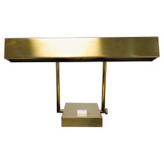 Scandinavian Minimalistic Adjustable Table Lamp Elidus in Brass, Sweden, 1970s