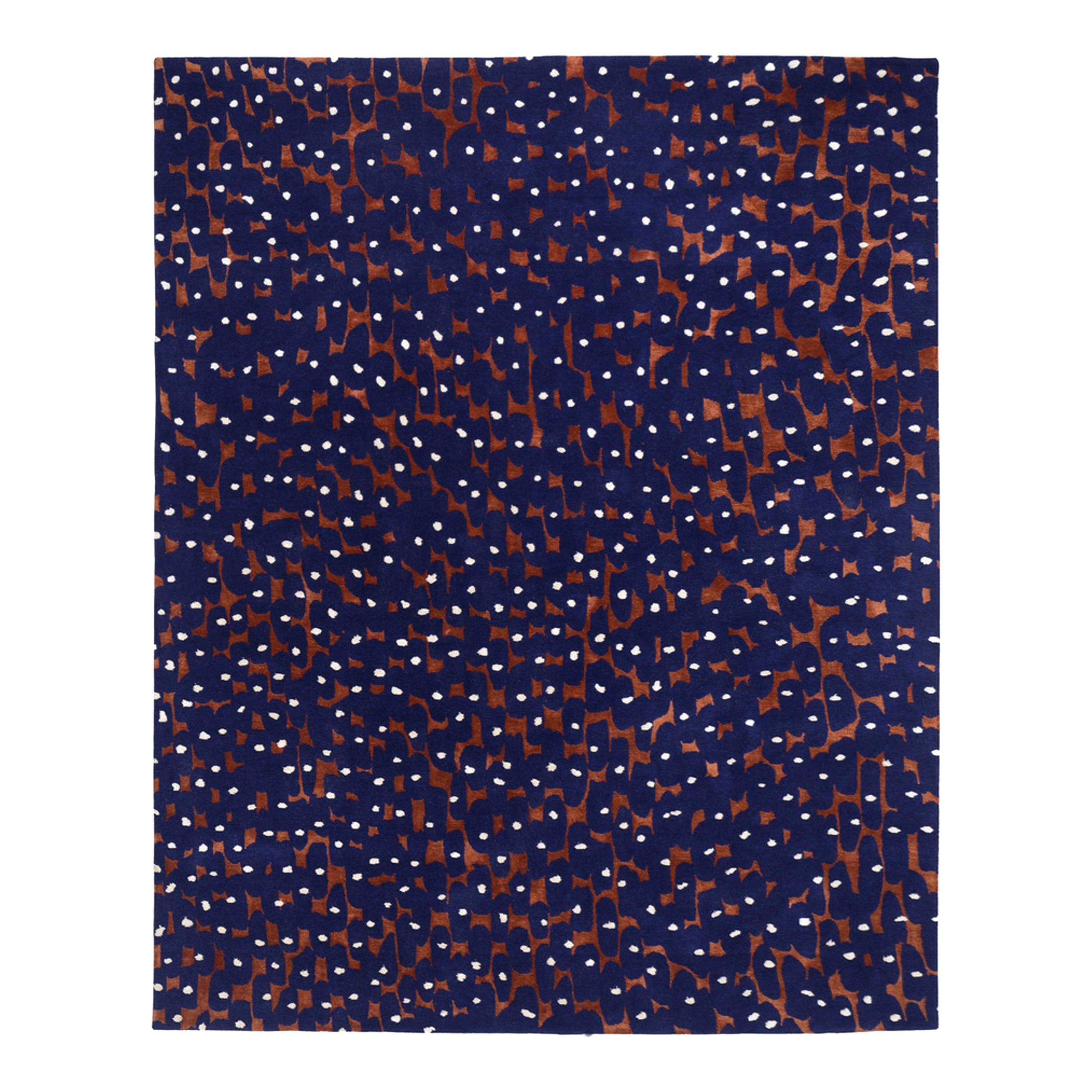 Mittlerer handgeknüpfter Nuèze-Teppich von Florian Pretet und Lisa Mukhia Pretet