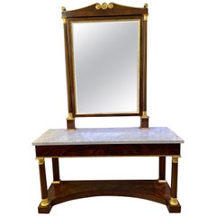 Napoleon III Style Console and Mirror