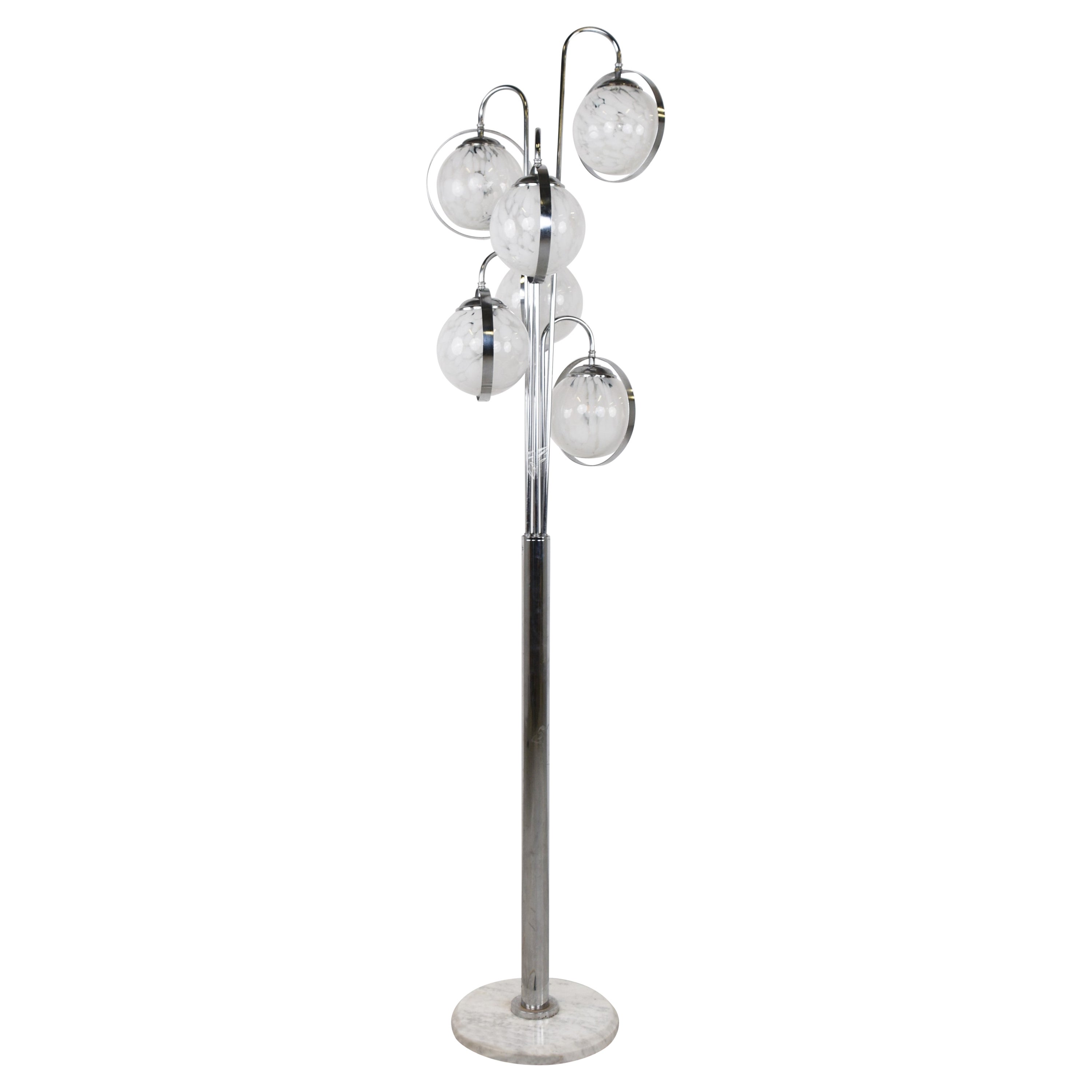 Vintage Murano Glass Floor Lamp, 1970s For Sale