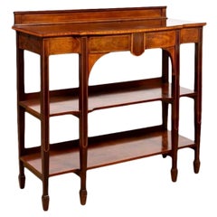 19th Century, English Hepplewhite Style 3-Tiered Mahogany Sideboard or Server