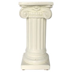 Column Pillar Pedestal in the Grecian Ionic Neoclassical Style