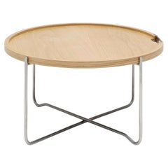 Mesa bandeja 'CH417' de Hans J. Wegner en nogal, roble y aceite para Carl Hansen & Son