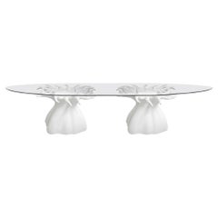 Mesa de comedor biomórfica para exterior