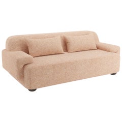 Popus Editions Lena 4 Seater Sofa in Nude Antwerp Linen Upholstery