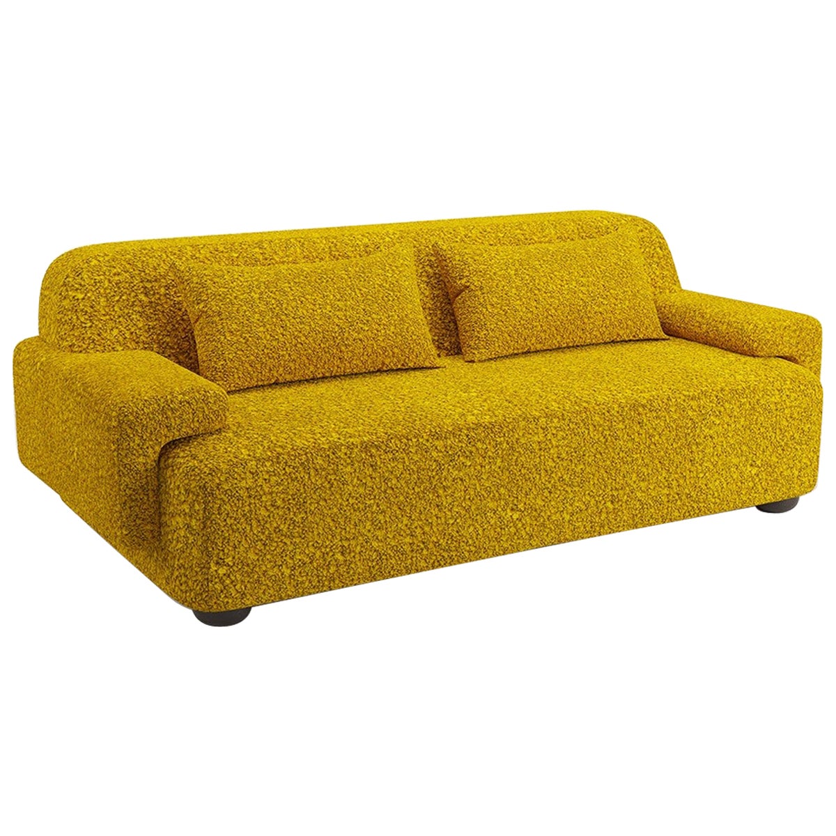 Popus Editions Lena 4 Seater Sofa in Amber Athena Loop Yarn Upholstery For Sale