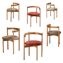 Hugo Frandsen for Børge M. Søndergaard Set of Six Dining Chairs in Oak 