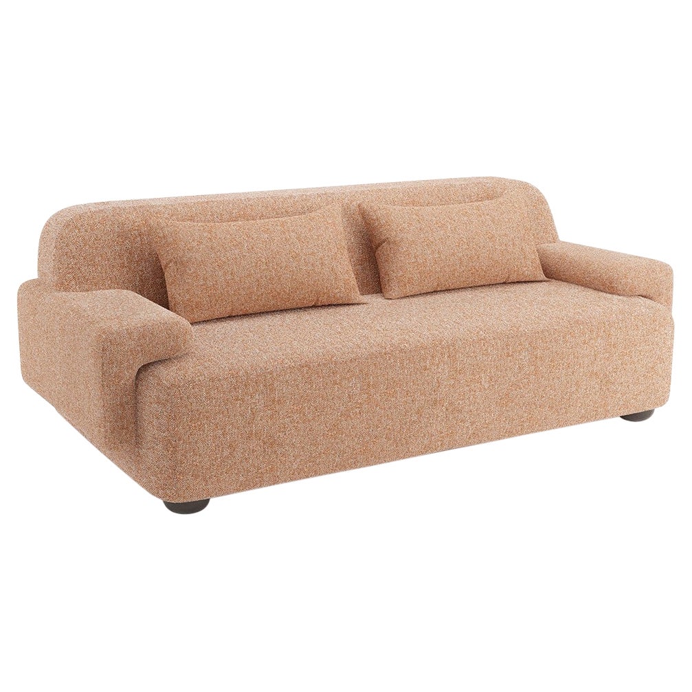 Popus Editions Lena 4-Seater Sofa in Terracotta London Linen Fabric For Sale