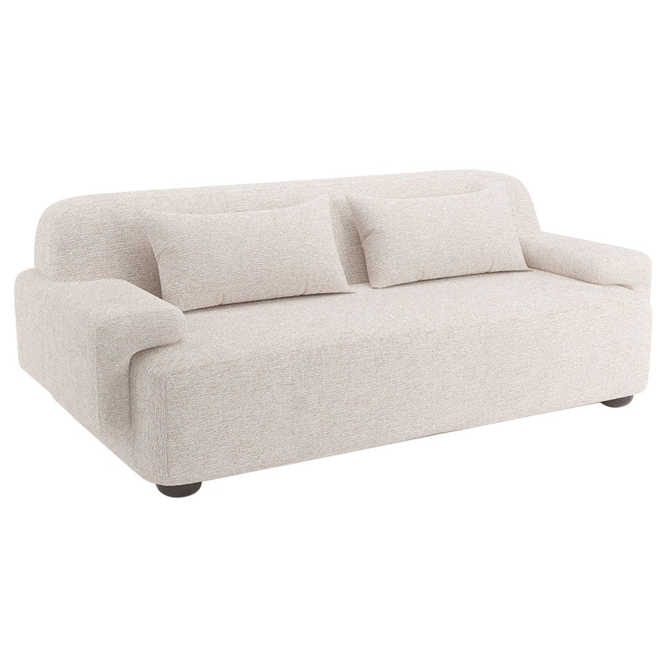 Popus Editions Lena 4 Seater Sofa in Otter Megeve Fabric with Knit Effect For Sale