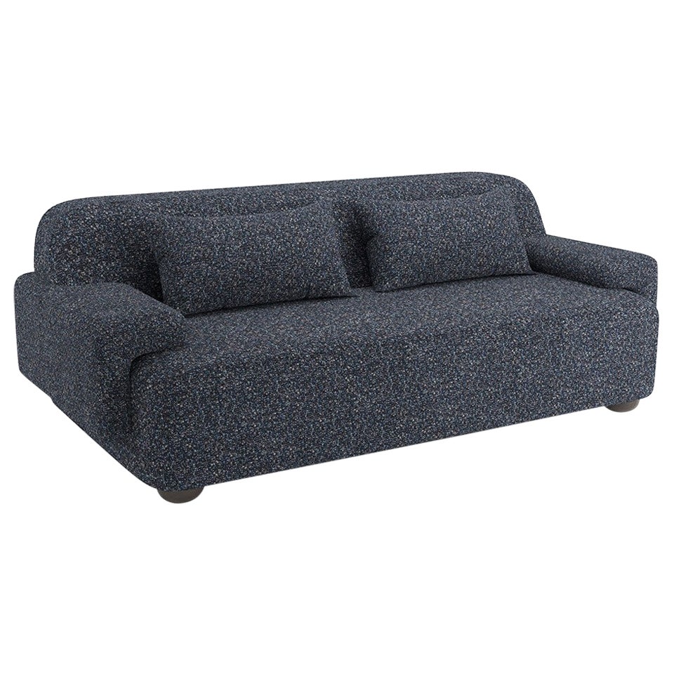 Popus Editions Lena 4 Seater Sofa in Thunderstorm Zanzi Linen & Wool Blend 