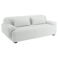 Popus Editions Lena 4 Seater Sofa in Cloud Zanzi Linen & Wool Blend Fabric