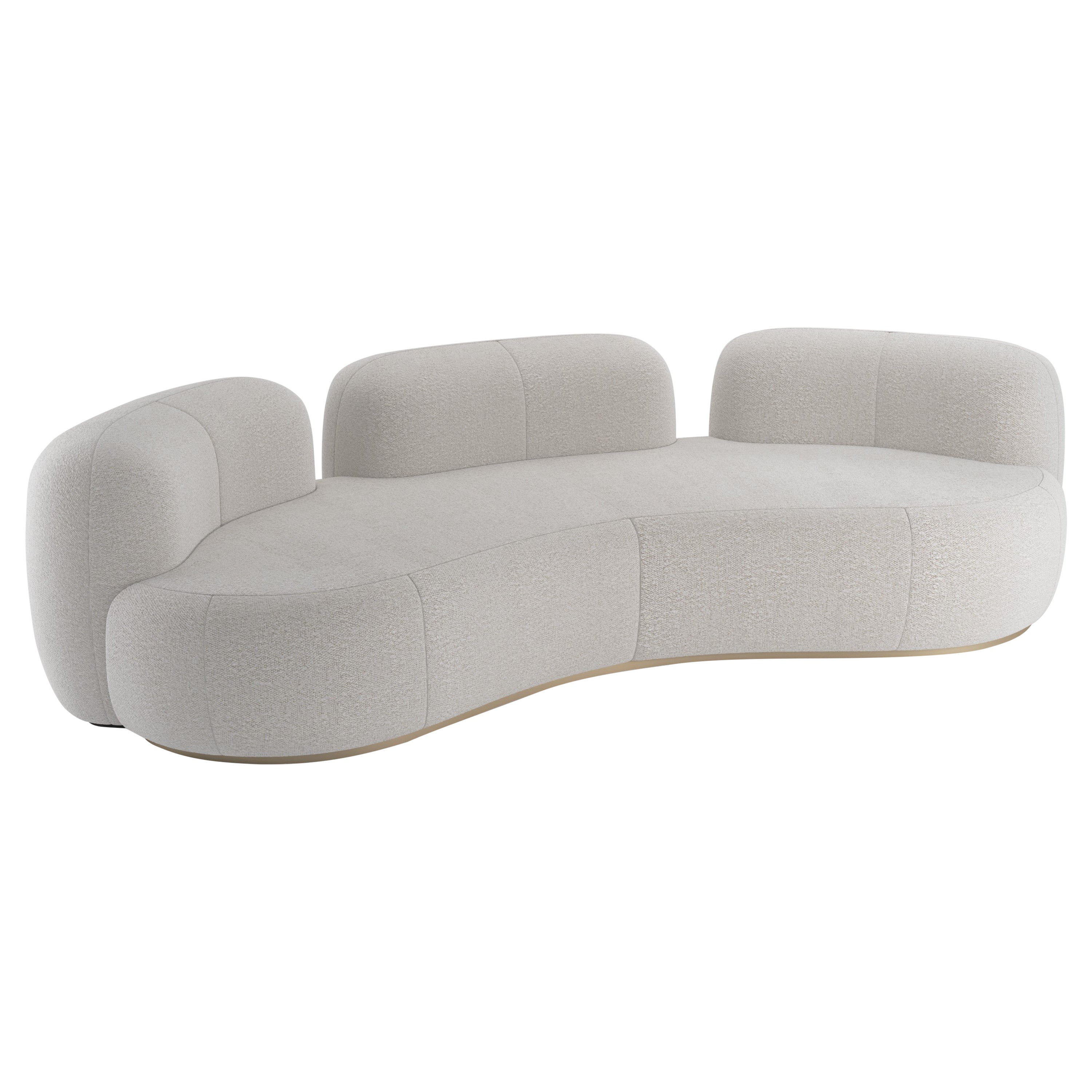 Tateyama XL Contemporary Sofa in Fabric For Sale