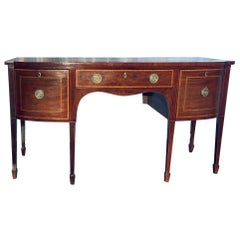 Sheraton Mahogany Sideboard, ca 1820