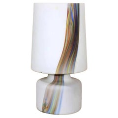 Mid-Century Frosted Mushroom Lamp by Laurel