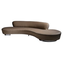 Vladimir Kagan Serpentine Sofa, America circa 1980