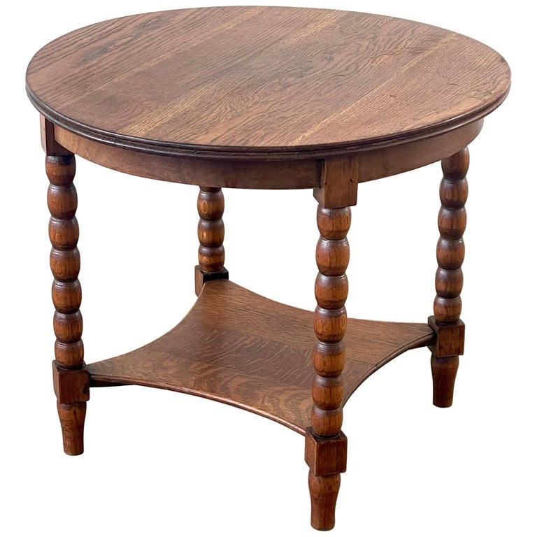 Charles Dudouyt Style Side Table For Sale