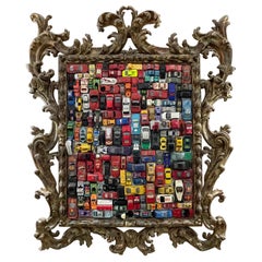 Decorative Wall Large Picture Frame Baroque Cars Modeling 1960s Pop Art