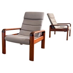 Danish Modern Teak Lounge Chairs by Drylund
